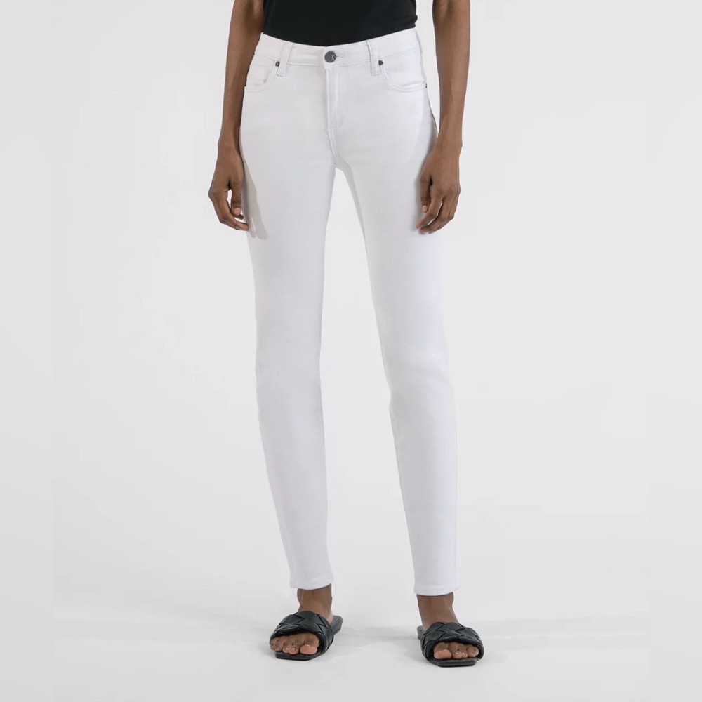 Kut From The Kloth Diana White Skinny Jeans Size 12 NWT